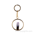 Gold Plated Amethyst Pendant Necklace Charm Pendulum